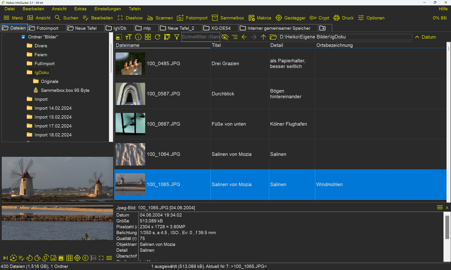 Infogucker Screenshot